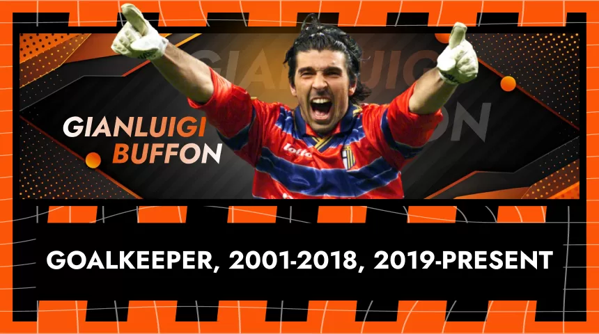 Gianluigi Buffon (Goalkeeper, 2001-2018, 2019-Present)